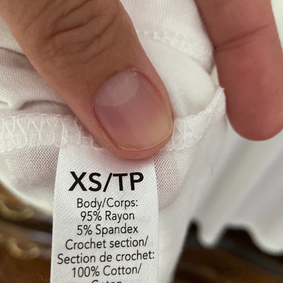 White crochet back beach dress in size xs - Picture 5 of 9